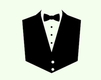 Smoking PNG transparant, zwarte smoking SVG, man in smoking digitale download, smoking voor mannen png svg
