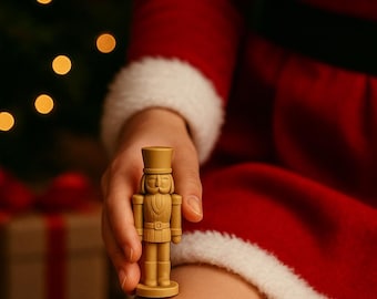 Modern Nutcracker STL Set – 3D Printable Christmas Decor – Minimal Holiday Soldiers – Scandinavian Style Figurines