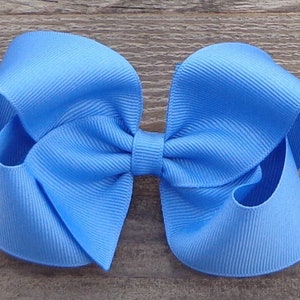 Blue Bird Hair Bow~M2M Matilda Jane~Hair Bows for Girls~4 Inch 5 Inch Hair Bow~Bows for Girls~Hairbows for Girls~Toddler Pre-School Hair Bow