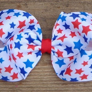 SPECIAL PRICE! July 4th Hair Bows for Girls ~ Patriotic Hair Bows ~ 4th of July Baby Headbands ~ Bows for Girls ~ Fourth of July Hairbows ~