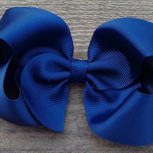Hair Bows for Girls ~ Navy Blue Hair Bow ~ School Hair Bows ~ Uniform Hairbows ~ Bows for Girls ~ Baby/Toddler Hair Bow ~ Headbands for Baby