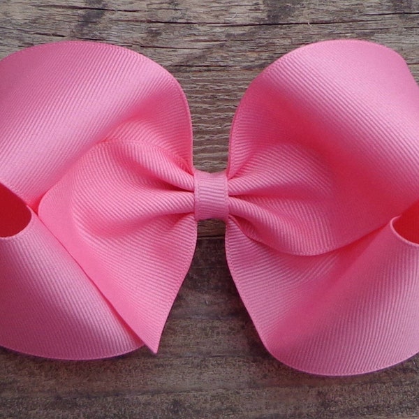 BIG Bows For Girls~Shell Pink Hair Bow~M2M Matilda Jane~Hair Bows For Girls~Huge Texas Size Hair Bows~Twisted Boutique Hair Bow~Girl Hairbow