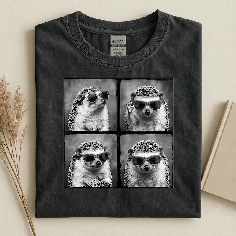 Hedgehog Tshirts Women - Etsy UK