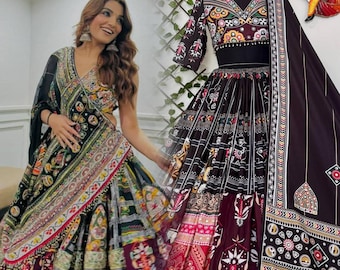 Garba Dress Navratri Garba Lehenga Choli Navratri Chaniya Choli,Gujarati Dress Garba Fusion Outfits