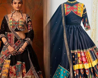 Garba Dress Navratri Garba Lehenga Choli Navratri Chaniya Choli,Gujarati Dress Garba Fusion Outfits