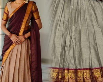 Beautiful Silk Half Saree | Indian Lehanga | Indian Half Saree | South Indian Dress | Ethnic Wear