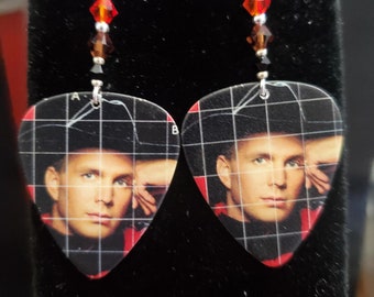 Repurposed  Guitar Pick Earrings