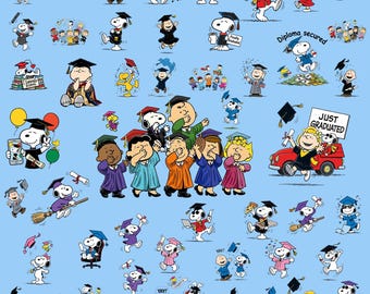 Paquete de más de 40 imágenes PNG de graduación de Snoopy, promoción de 2026, fiesta de graduación escolar con perro de dibujos animados, diploma, sublimación, descarga PNG.