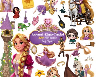 200+ Tangled SVG, Tangled PNG Mega Bundle, Rapunzel Svg, Flynn Rider svg, Princess svg, Princess PNG, Tangled Birthday, Disney Princess