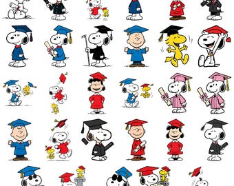 Paquete de imágenes PNG de graduación de Snoop, conjunto de imágenes prediseñadas de Snoop graduado, PNG de graduación de dibujos animados de Snoop, PNG de fiesta de graduación escolar