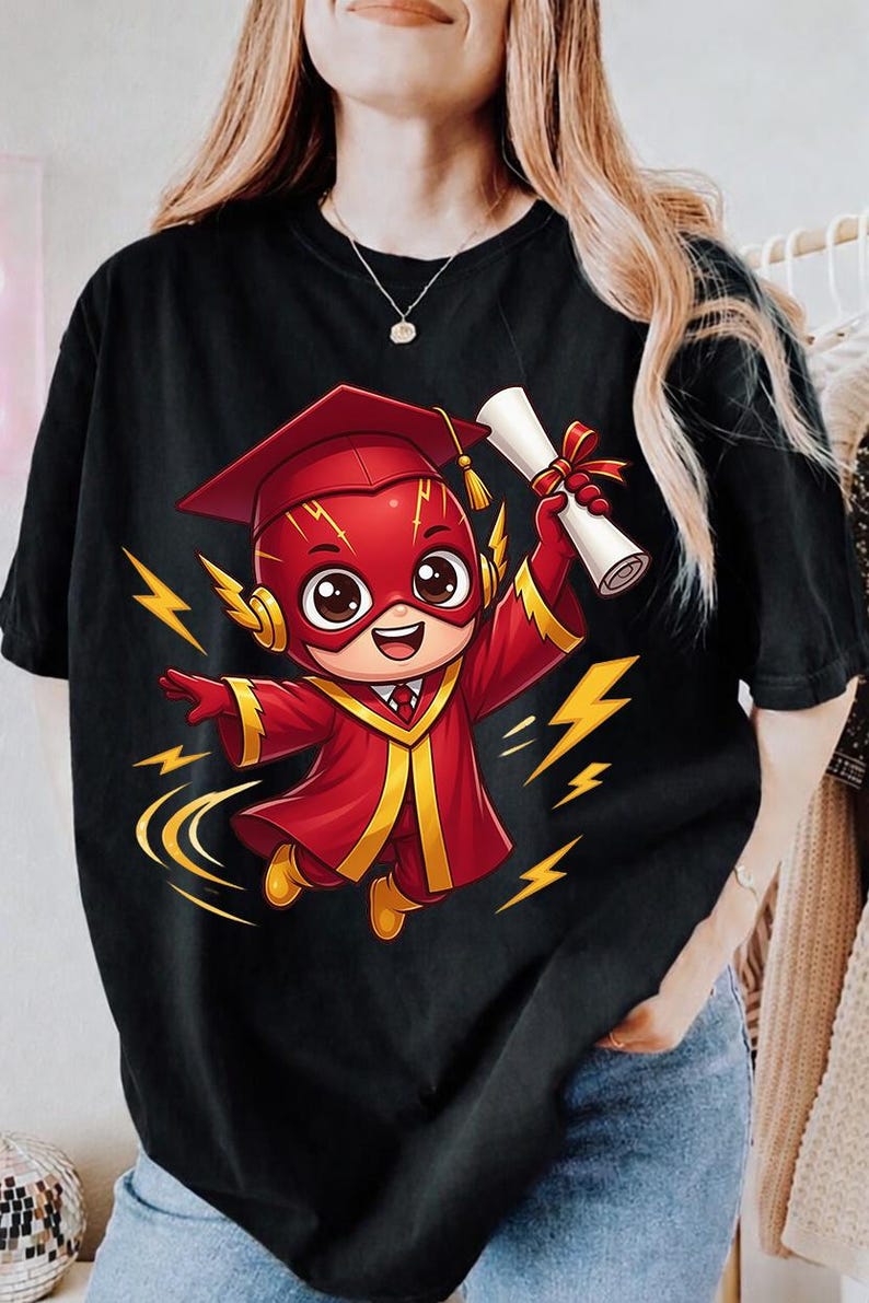 Superhero Graduation Clipart PNG Bundle 90 Cartoon Characters Student ...