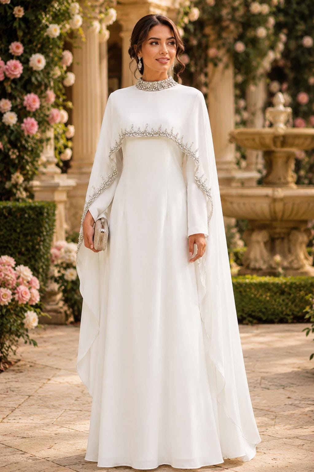 boho beaded dress Color:Light Lavender The long sleeves provide Midi Length Buy Chand Bali Black