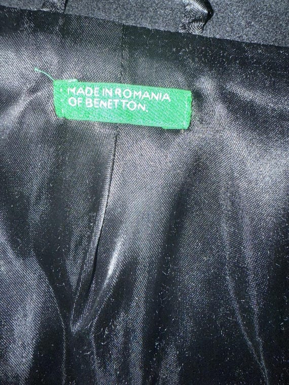 United Colors Of Benetton Double Breasted Mini Peacoat Size 48 View 2