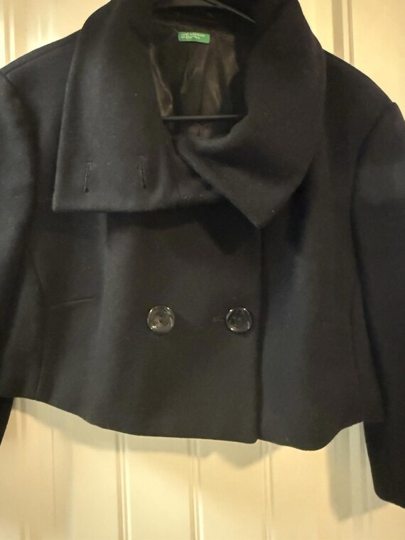 United Colors Of Benetton Double Breasted Mini Peacoat Size 48 View 3