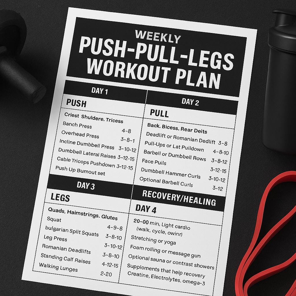 Push pull legs España