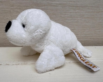 Longleat White Baby Seal Small Soft Plush Toy 6 ” Ravensden