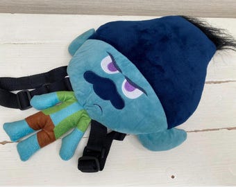 Trolls Plush Backpack Bag Soft Toy Trolls Dream Works Branch 15"