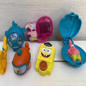 Mcdonalds Happy Meal 2007 & 2012 - Spongebob Squarepants Toys
