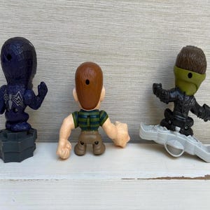 Burger King Spider-Man 3 2006 Reklamfigurer Plastleksaker - Olika karaktärer säljs individuellt bild 3