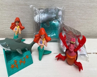 McDonald's Happy Meal Toys Disney The Little Mermaid 1998 - Various Characters Sold Individually