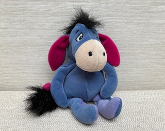 大きな青いイーヨー ロバ - くまのプーさんぬいぐるみ - 本物の