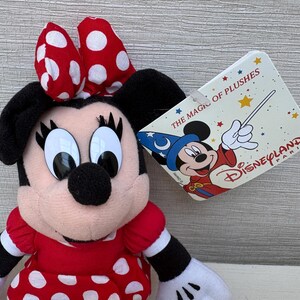 Disneyland Paris Small Minnie Mouse Vintage Soft Toy Beanie With Tags 2000 image 8