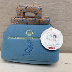 Gund Beatrix Potter Great Ormond Street Peter Rabbit Doktorsväska (ENDAST VÄSKA) med etiketter 23 cm