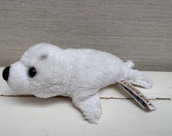 Longleat White Baby Seal Small Soft Plush Toy 7 ” Ravensden