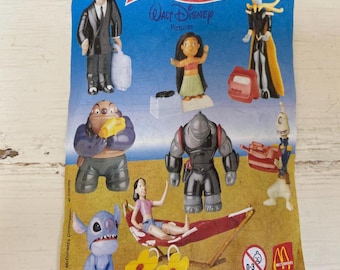 Lilo and Stitch Vintage McDonalds 2002 Happy Meal Toy/Figures - Various Figures Sold Individually