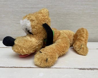 Peluche vintage de Pluto, Disneyland Resort París, 8 pulgadas