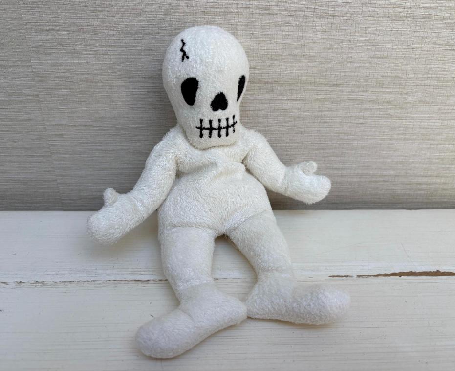 Ty 2000 Creepers the Skeleton Beanie Baby - No Outfit - Etsy