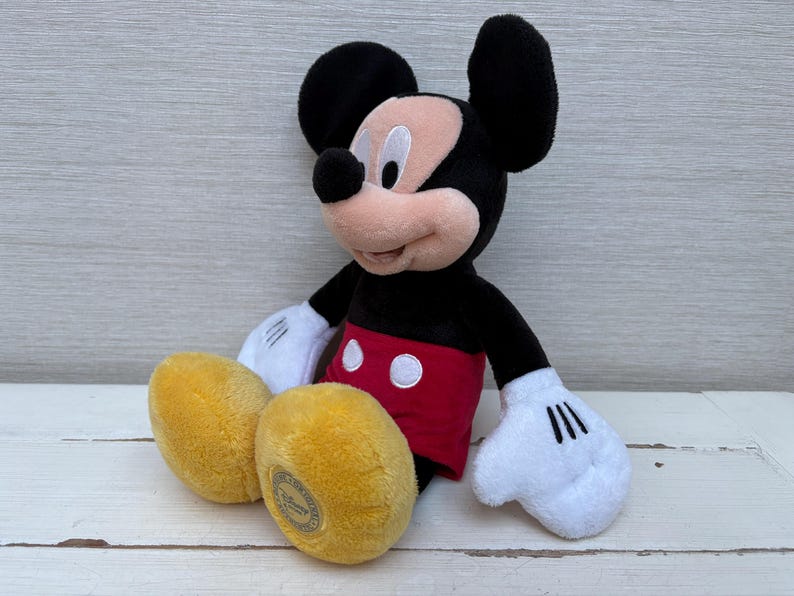 Musse Pigg Disney Store Mjukisdjur Plysch 13" Äkta Officiell Autentisk bild 7
