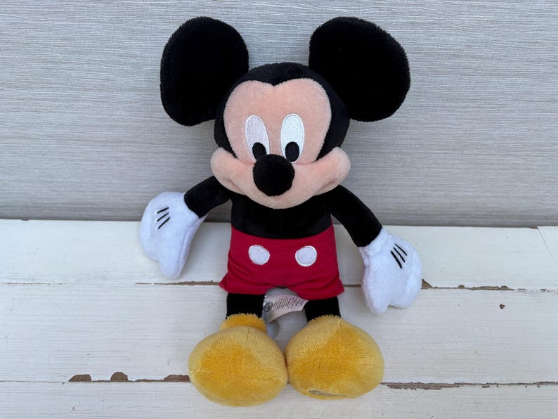 Musse Pigg Disney Store Mjukisdjur Plysch 13" Äkta Officiell Autentisk bild 4