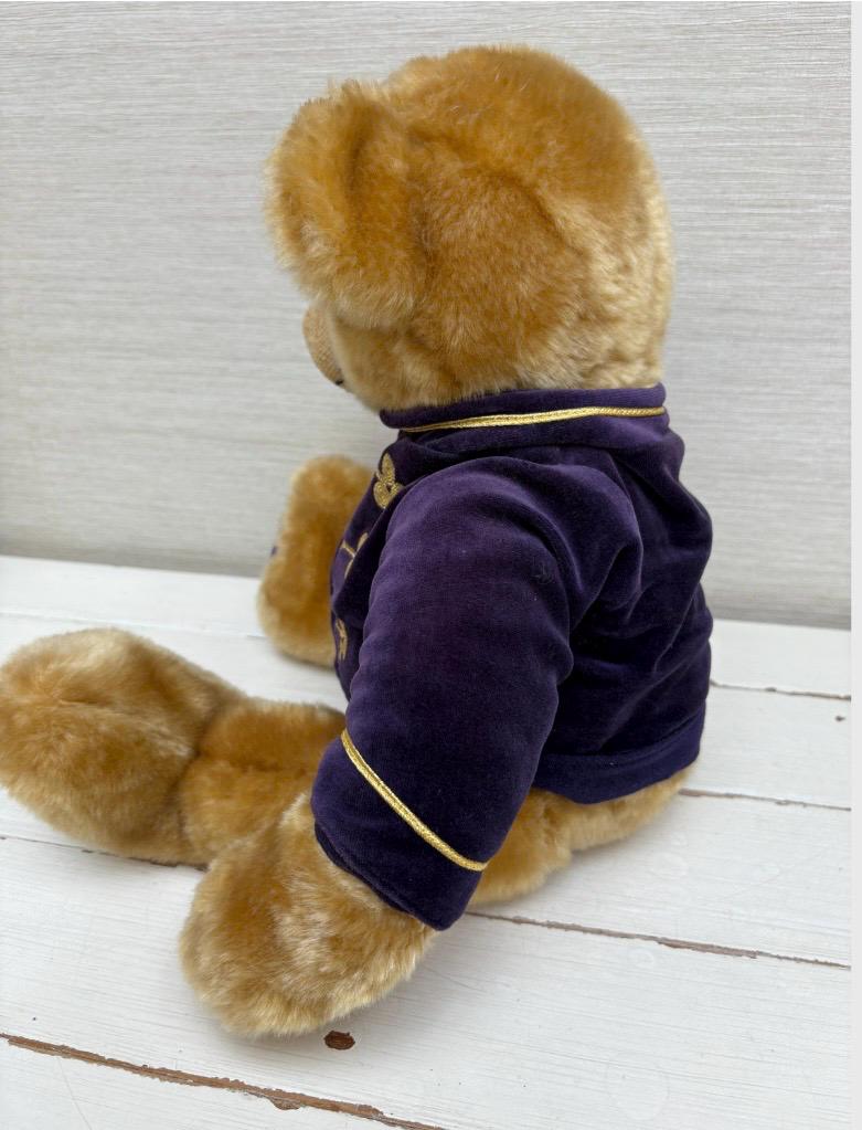 Harrods Vintage Large Teddy Bear 2000 Millennium Soft Toy Plush