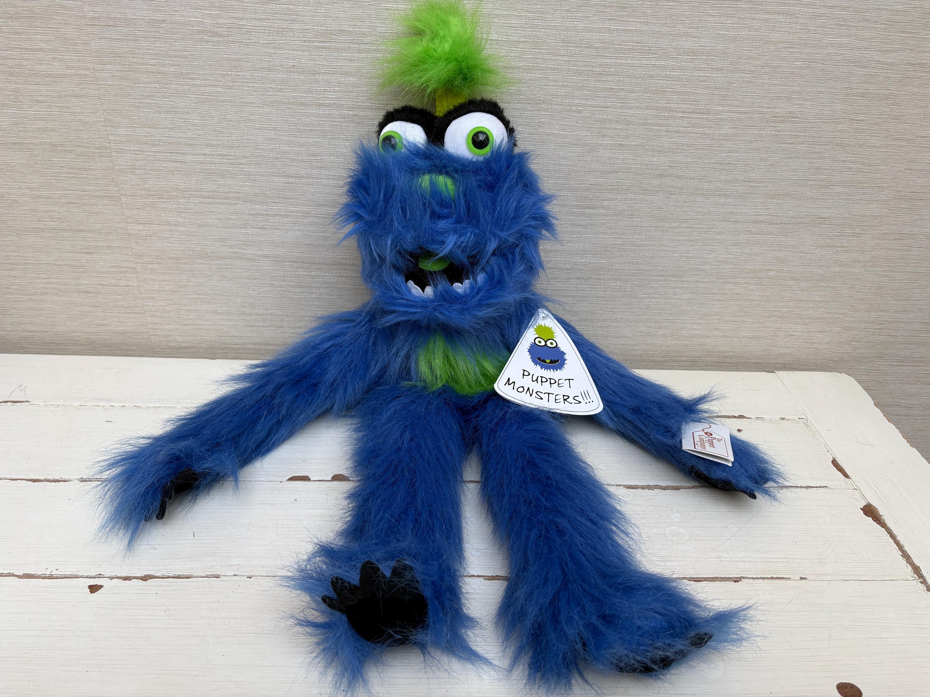 The Puppet Company - Puppet Monsters - Blue Monster Hand Puppet