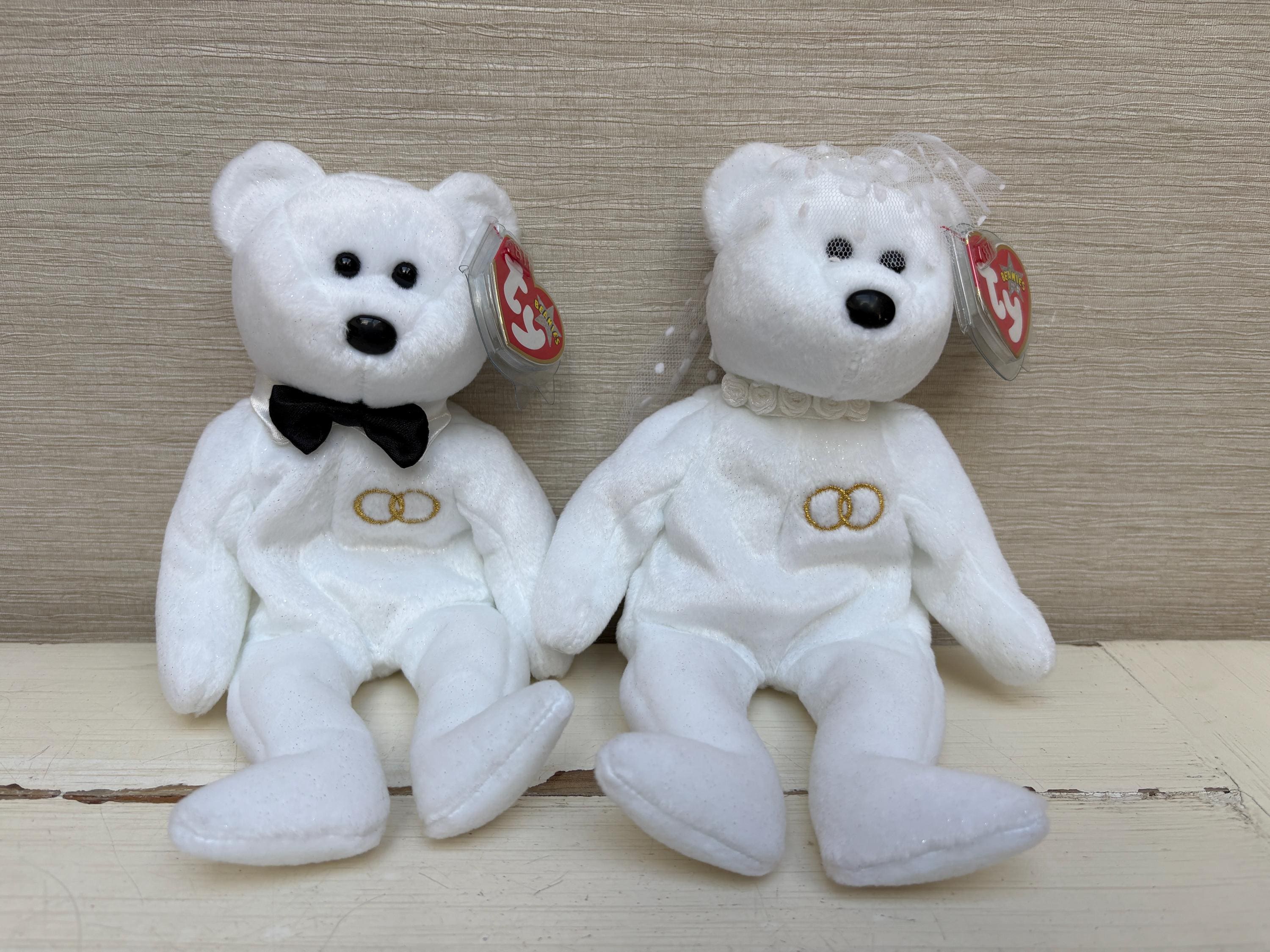 ty ぬいぐるみ クリスマス　ウェディング　テディベア Ty beanie babies wedding bears - Etsy 日本