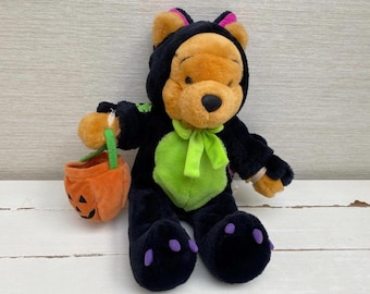 Disney 14"Kürbis Scaredy Katze Winnie Puuh Stofftier Rentner -Halloween
