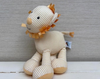 Jellycat Stripy Lion Plush Toy: Soft Teddy Beanie, Suitable From Birth