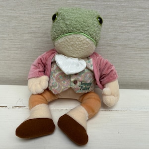 Beatrix Potter Eden Toys Frederick Warne Jeremy Fisher Frog Soft Toy Plush Vintage 10.5"