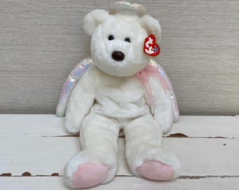 TY The Beanie Buddies Collection 1999 Halo der Bär Beanie Baby Stofftier mit Tags 14 "