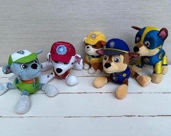 Paw Patrol Soft Toy Plush Nickelodeon - Spinmaster and TY - Various Characters Sold Individually