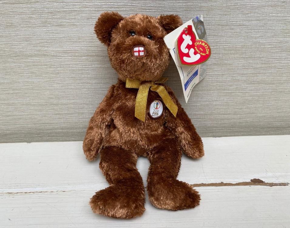Ty Beanie Babies チャンピオン イングランドベア ビーニー ソフトトイ