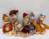 Chicken Run Dreamworks Soft Toys Plush with Tags - Sold individually Choose Your Character