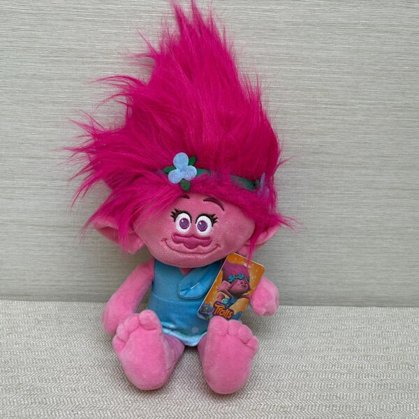 ドリームワークス トロールズ ポピー 15インチ ぬいぐるみ ソフトドール タグ付き