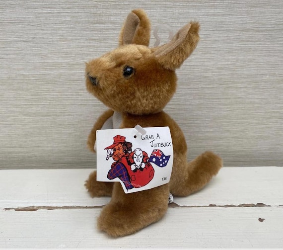 Kangaroo Grab A Jumbuck AUSTRALIA Soft Toy Plush With Tag 6