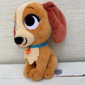 ディズニー、わんわん物語、レディ、子犬、犬、ぬいぐるみ、ソフト