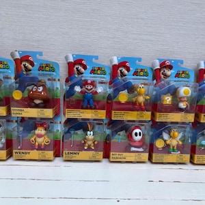 Super Mario Nintendo Plastic Action Figures Jakks -  Various Characters Sold Separately