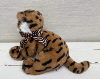 Vintage Gund Tiger Wild Cat Amani Soft Toy Plush 12 x 8 "