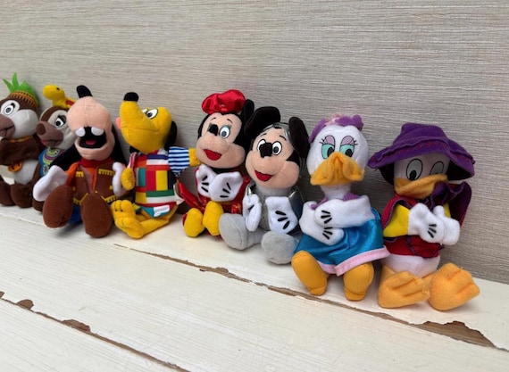 Mcdonalds Happy Meal Disneyland Paris 2000 Set of 8 Soft Toys