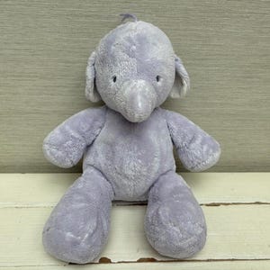 Vintage Gund Maddy Gray & Pink Elephant Hand Puppet in